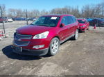 2011 Chevrolet Traverse Ltz Burgundy vin: 1GNKVLED0BJ309575