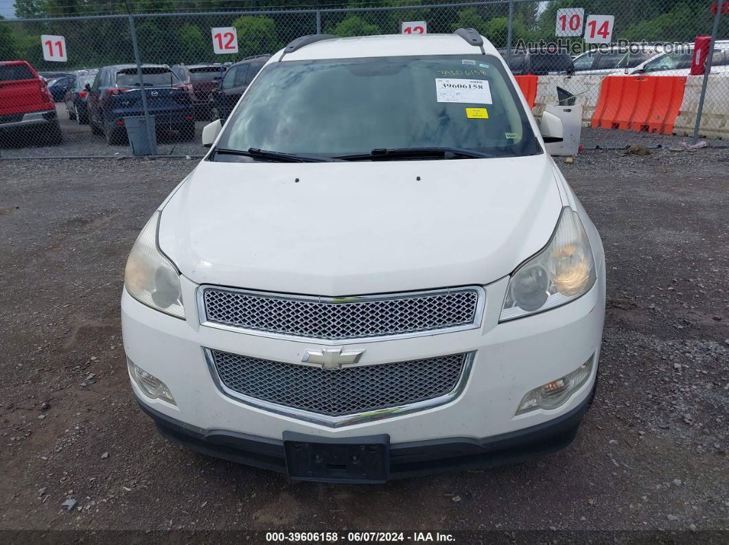 2011 Chevrolet Traverse Ltz White vin: 1GNKVLED0BJ398516