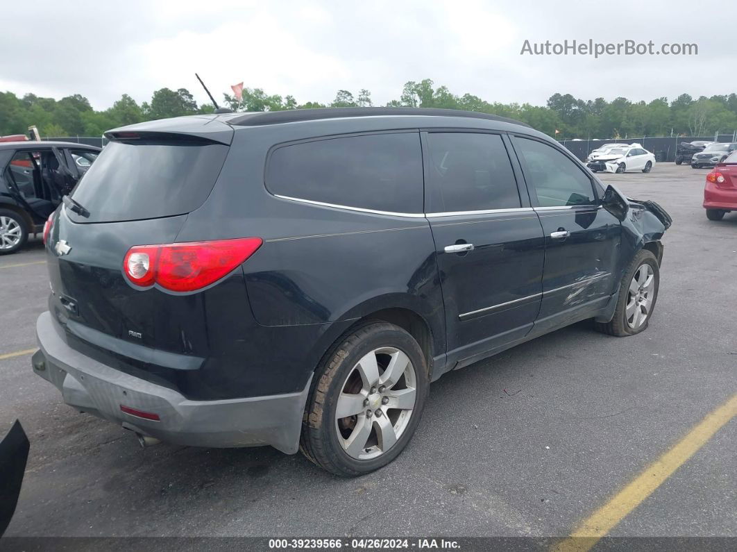 2012 Chevrolet Traverse Ltz Black vin: 1GNKVLED0CJ114710