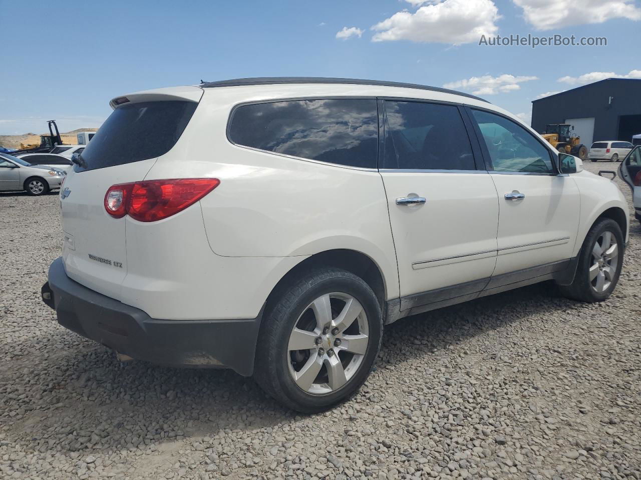 2012 Chevrolet Traverse Ltz Белый vin: 1GNKVLED0CJ275543