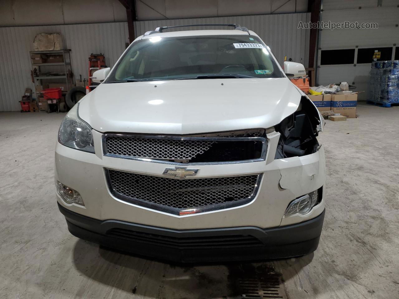 2011 Chevrolet Traverse Ltz White vin: 1GNKVLED1BJ330189