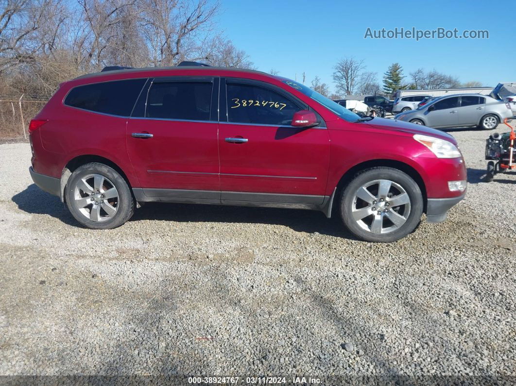 2011 Chevrolet Traverse Ltz Red vin: 1GNKVLED1BJ345047