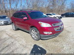 2011 Chevrolet Traverse Ltz Red vin: 1GNKVLED1BJ345047