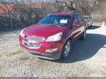 2011 Chevrolet Traverse Ltz Red vin: 1GNKVLED1BJ345047