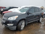 2012 Chevrolet Traverse Ltz Black vin: 1GNKVLED1CJ158828