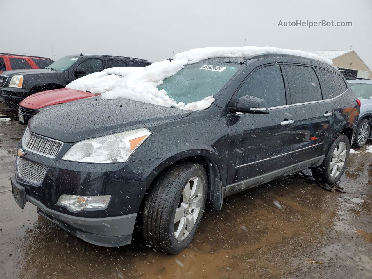 2012 Chevrolet Traverse Ltz Черный vin: 1GNKVLED1CJ158828