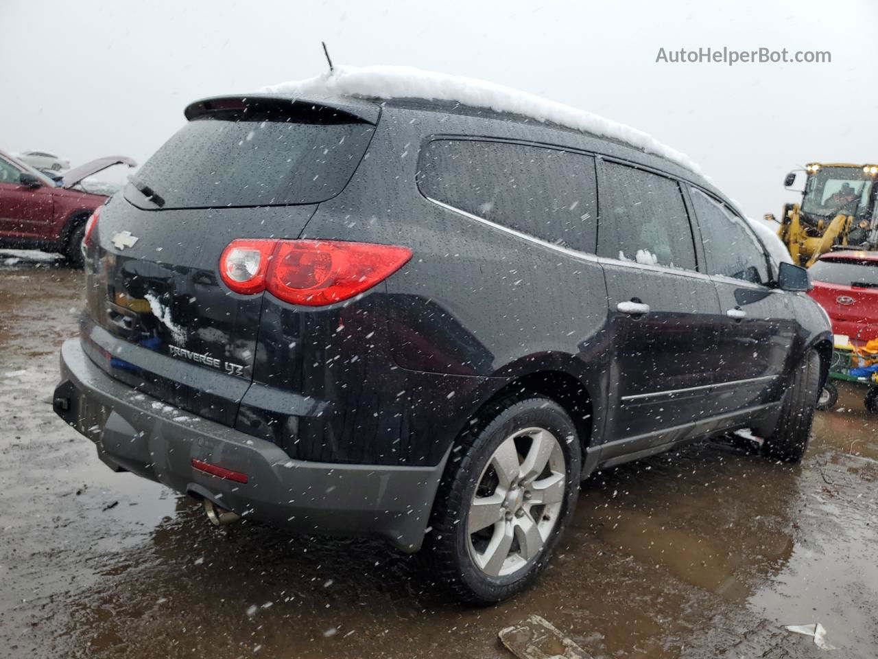 2012 Chevrolet Traverse Ltz Черный vin: 1GNKVLED1CJ158828