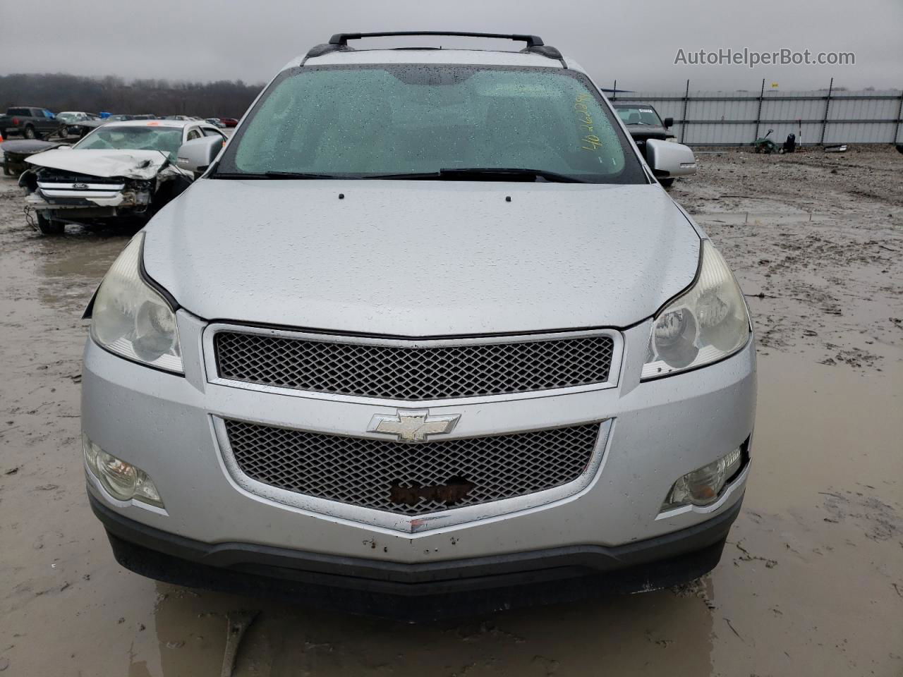 2012 Chevrolet Traverse Ltz Silver vin: 1GNKVLED2CJ333152