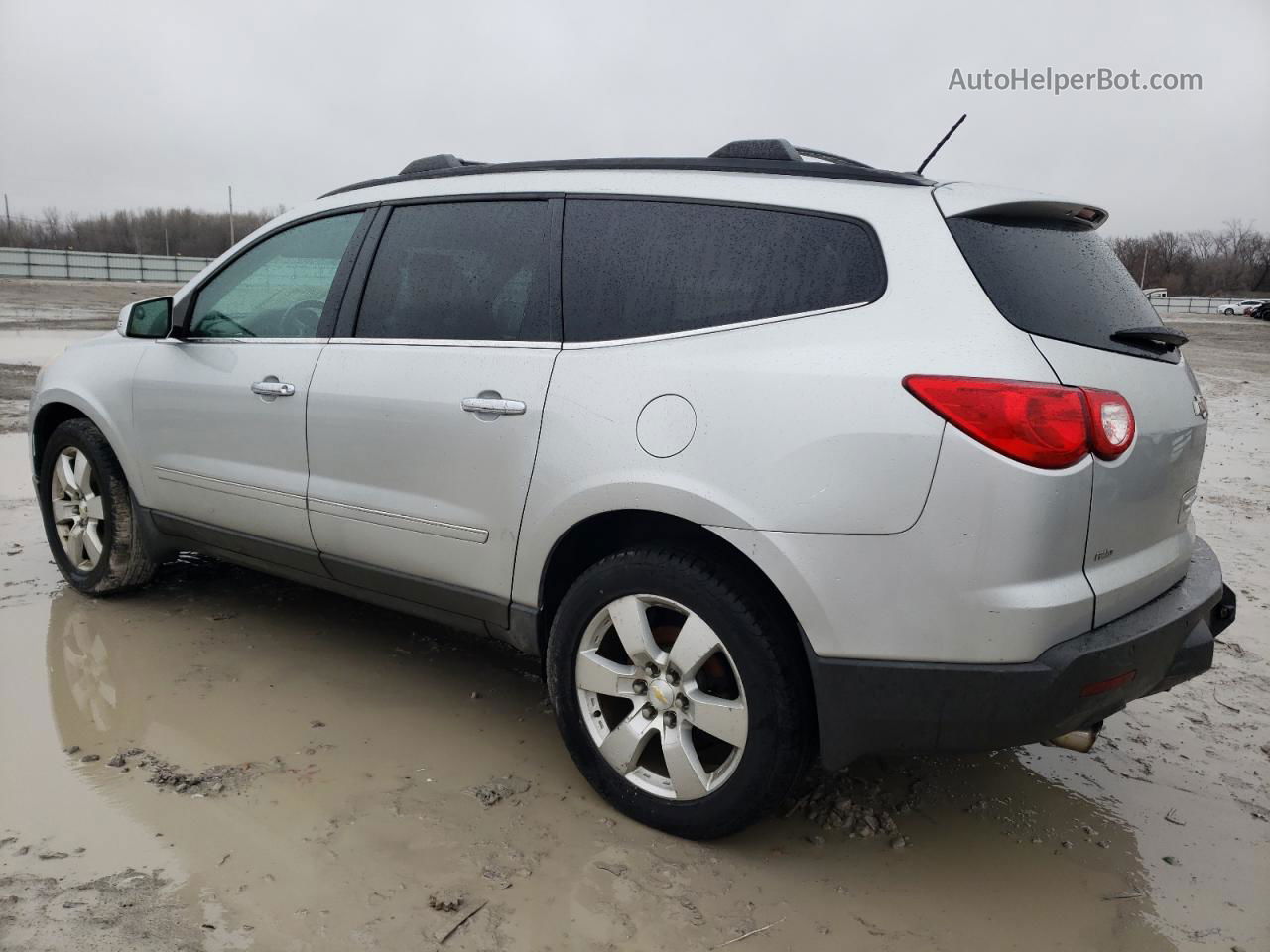 2012 Chevrolet Traverse Ltz Silver vin: 1GNKVLED2CJ333152