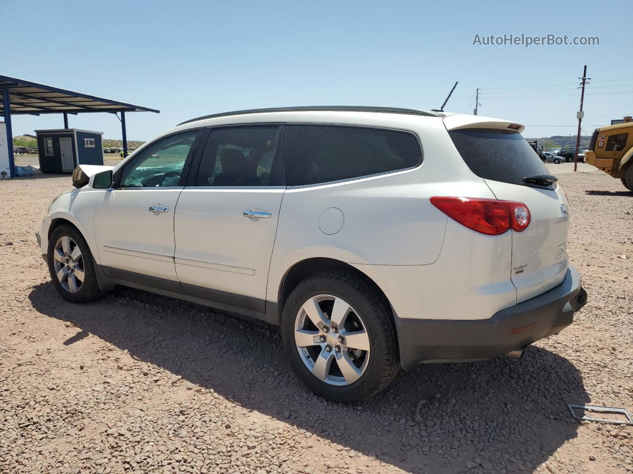 2012 Chevrolet Traverse Ltz White vin: 1GNKVLED2CJ336455