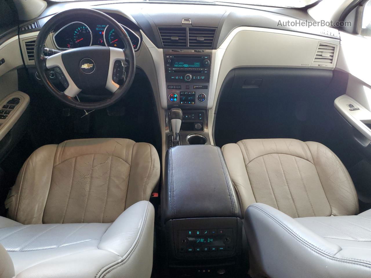 2012 Chevrolet Traverse Ltz Silver vin: 1GNKVLED3CJ110540