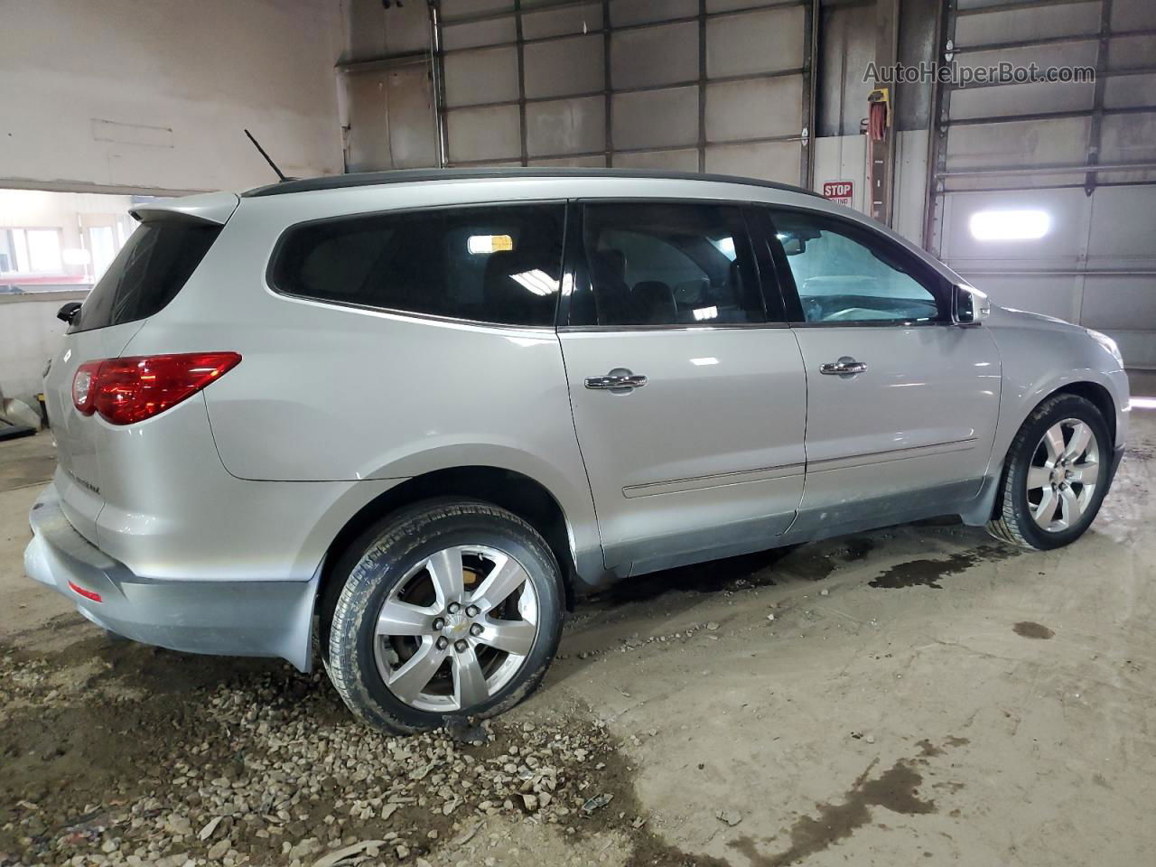 2012 Chevrolet Traverse Ltz Silver vin: 1GNKVLED3CJ110540