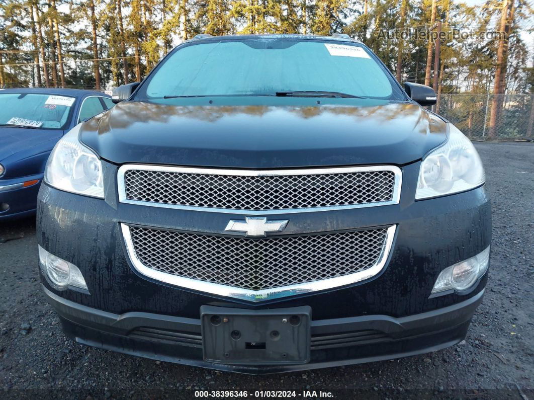 2012 Chevrolet Traverse Ltz Black vin: 1GNKVLED3CJ140296