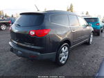 2012 Chevrolet Traverse Ltz Black vin: 1GNKVLED3CJ140296