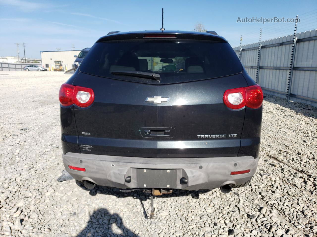 2011 Chevrolet Traverse Ltz Black vin: 1GNKVLED4BJ200214