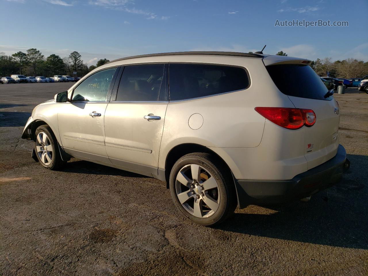 2011 Chevrolet Traverse Ltz White vin: 1GNKVLED4BJ336651