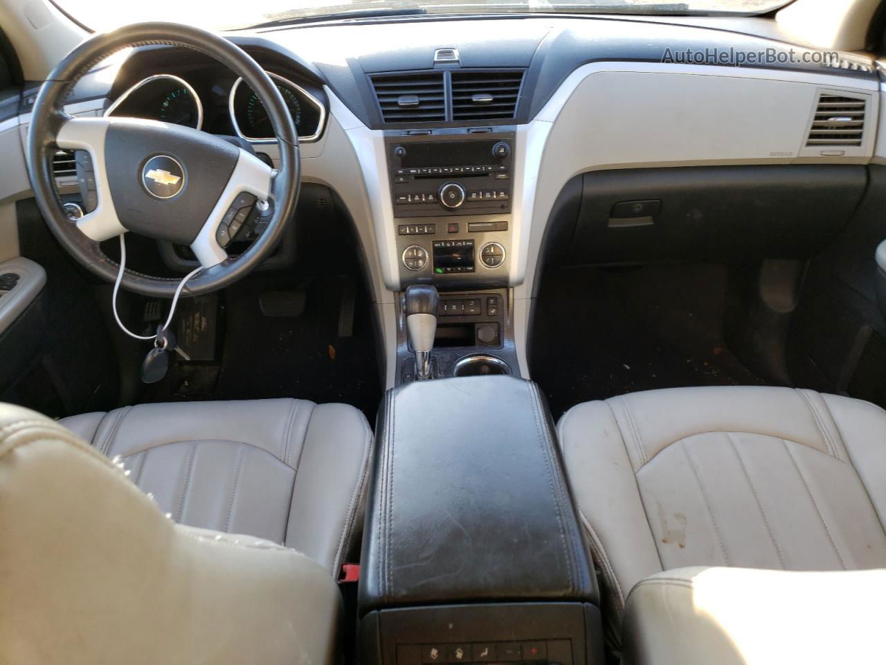 2011 Chevrolet Traverse Ltz White vin: 1GNKVLED4BJ336651