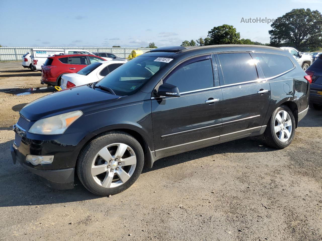 2011 Chevrolet Traverse Ltz Black vin: 1GNKVLED4BJ374767