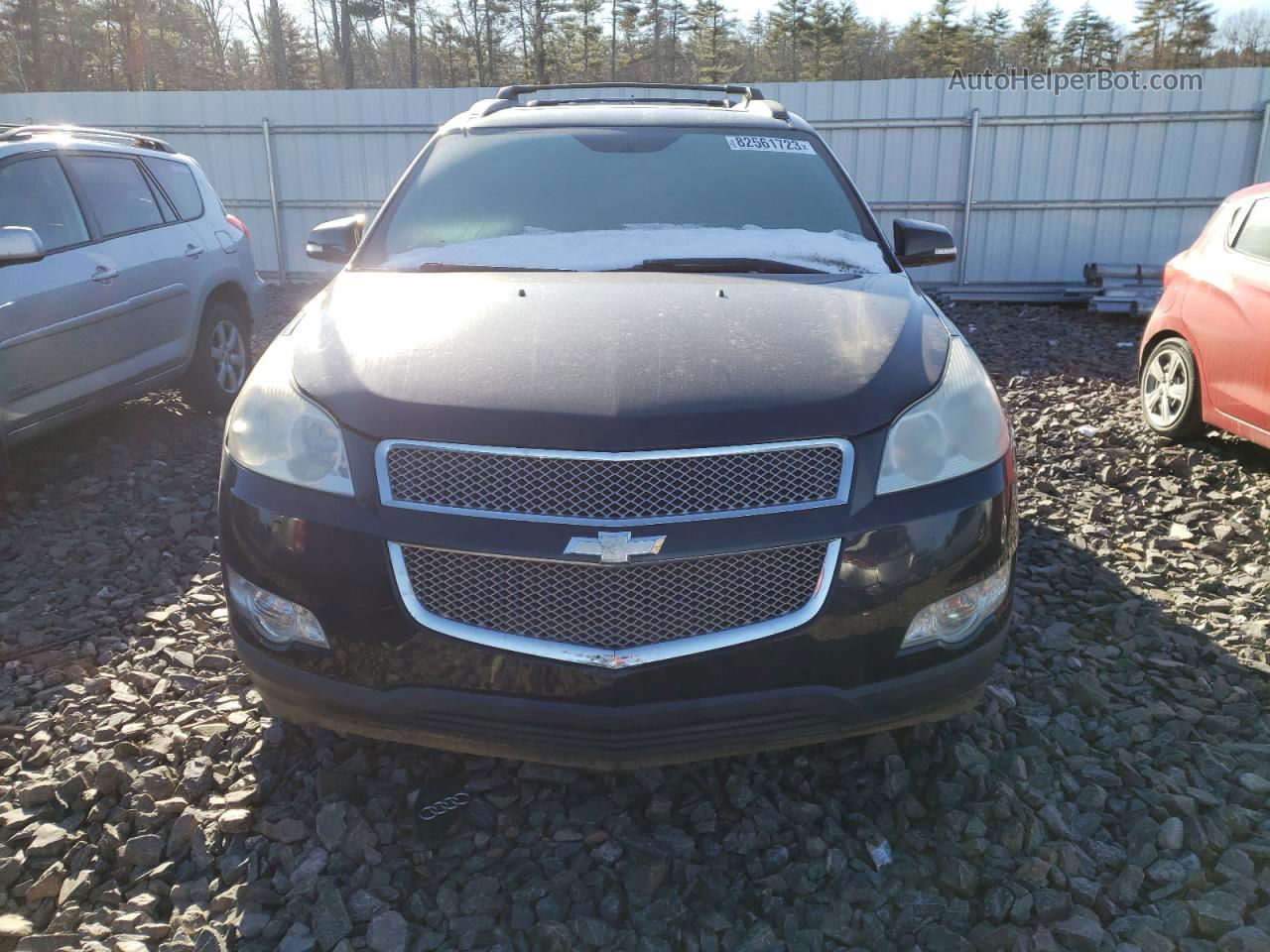 2011 Chevrolet Traverse Ltz Black vin: 1GNKVLED4BJ389110