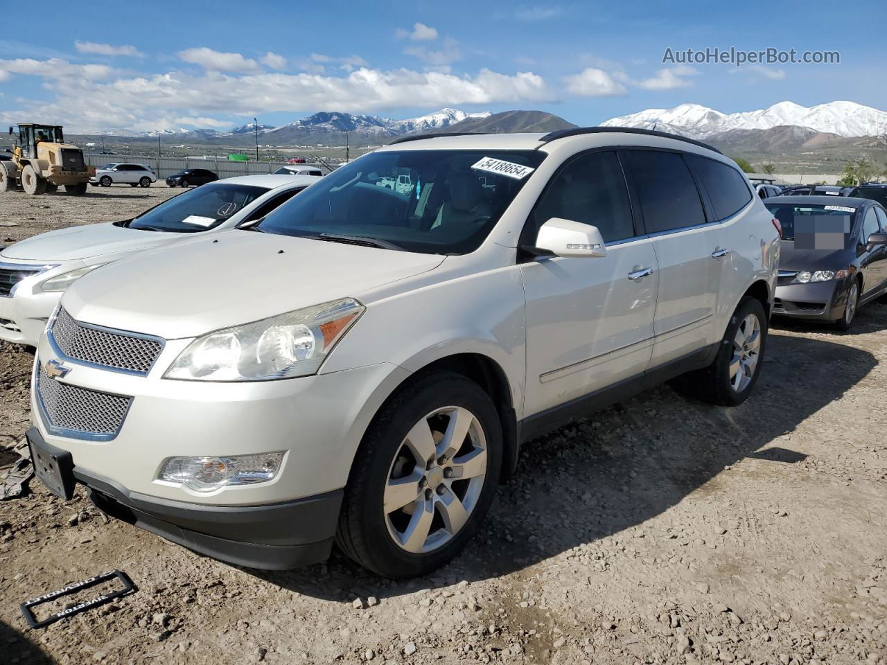 2011 Chevrolet Traverse Ltz Белый vin: 1GNKVLED5BJ183861