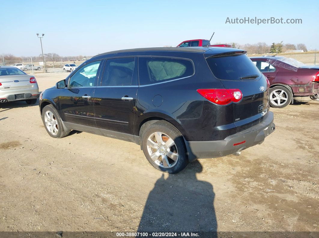 2011 Chevrolet Traverse Ltz Black vin: 1GNKVLED6BJ397144