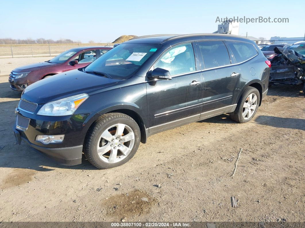 2011 Chevrolet Traverse Ltz Black vin: 1GNKVLED6BJ397144