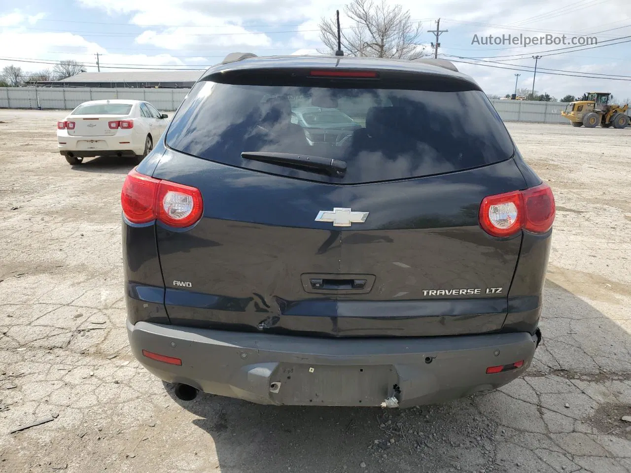 2012 Chevrolet Traverse Ltz Black vin: 1GNKVLED6CJ109186