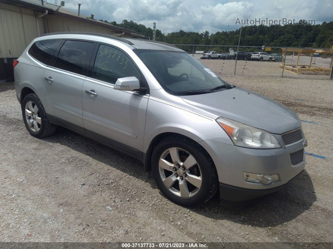 2012 Chevrolet Traverse Ltz Silver vin: 1GNKVLED6CJ238433