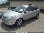 2012 Chevrolet Traverse Ltz Silver vin: 1GNKVLED6CJ238433