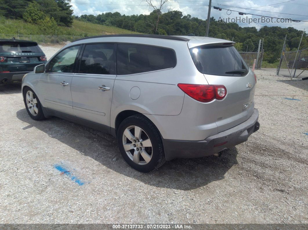 2012 Chevrolet Traverse Ltz Silver vin: 1GNKVLED6CJ238433