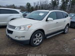 2012 Chevrolet Traverse Ltz White vin: 1GNKVLED7CJ169039