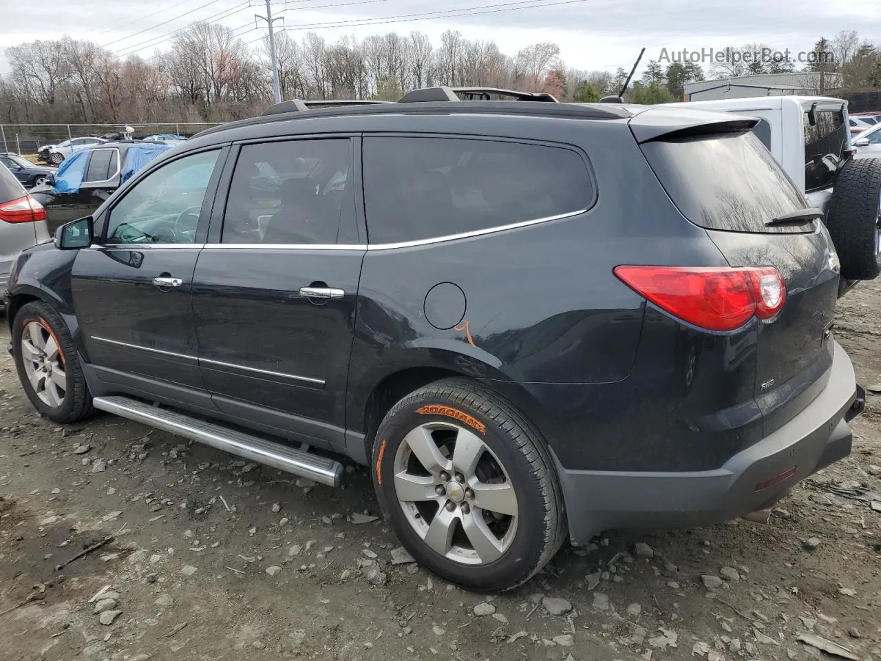 2012 Chevrolet Traverse Ltz Черный vin: 1GNKVLED7CJ230325