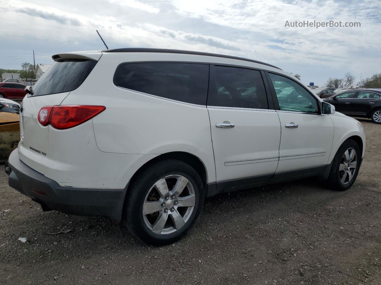 2012 Chevrolet Traverse Ltz Белый vin: 1GNKVLED7CJ277967