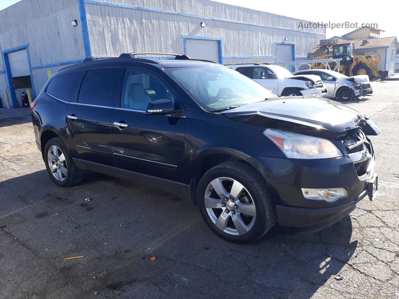 2012 Chevrolet Traverse Ltz Black vin: 1GNKVLED8CJ195780