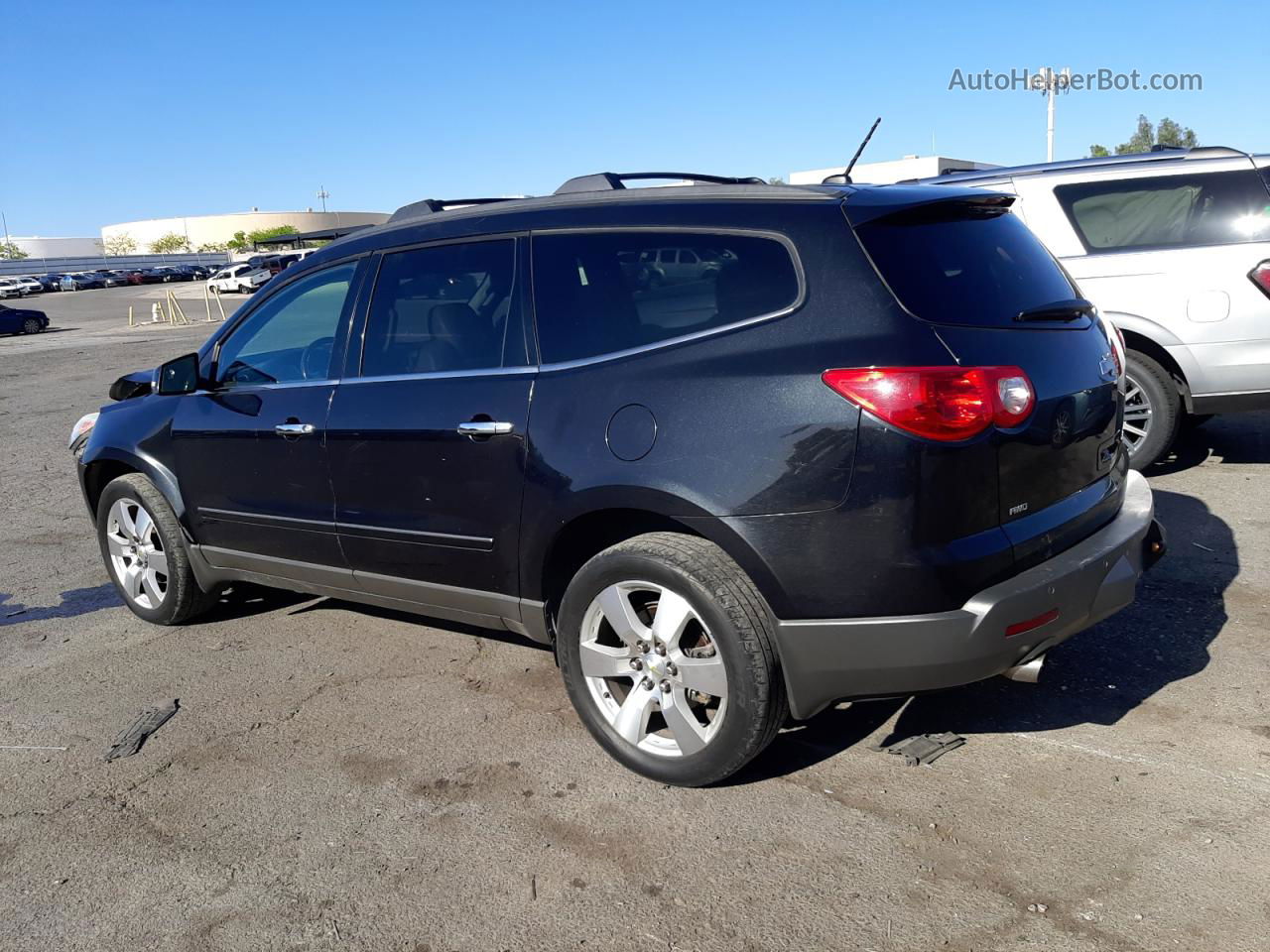 2012 Chevrolet Traverse Ltz Black vin: 1GNKVLED8CJ195780