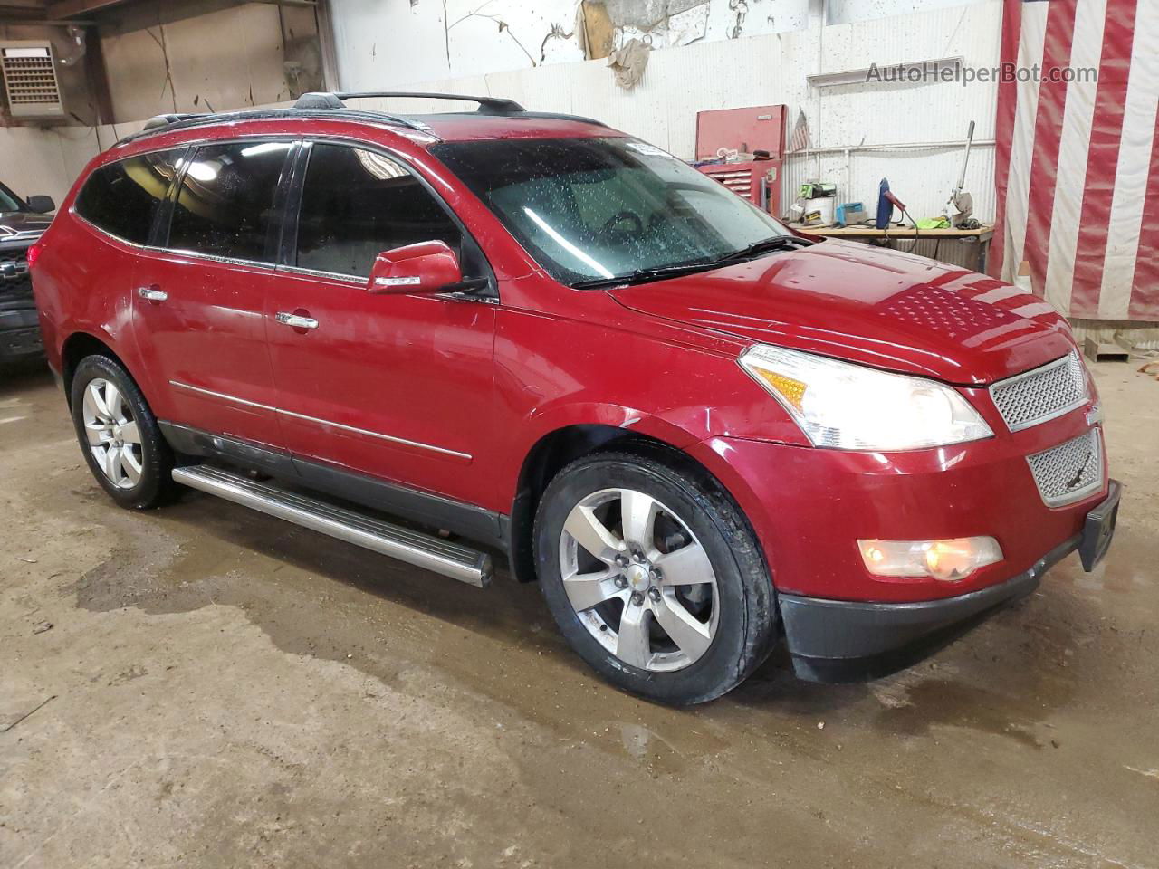 2012 Chevrolet Traverse Ltz Темно-бордовый vin: 1GNKVLED8CJ197223