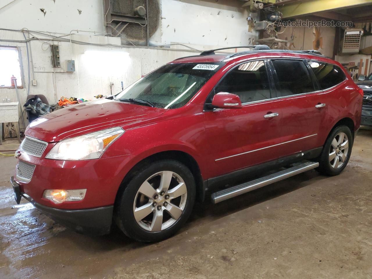 2012 Chevrolet Traverse Ltz Maroon vin: 1GNKVLED8CJ197223