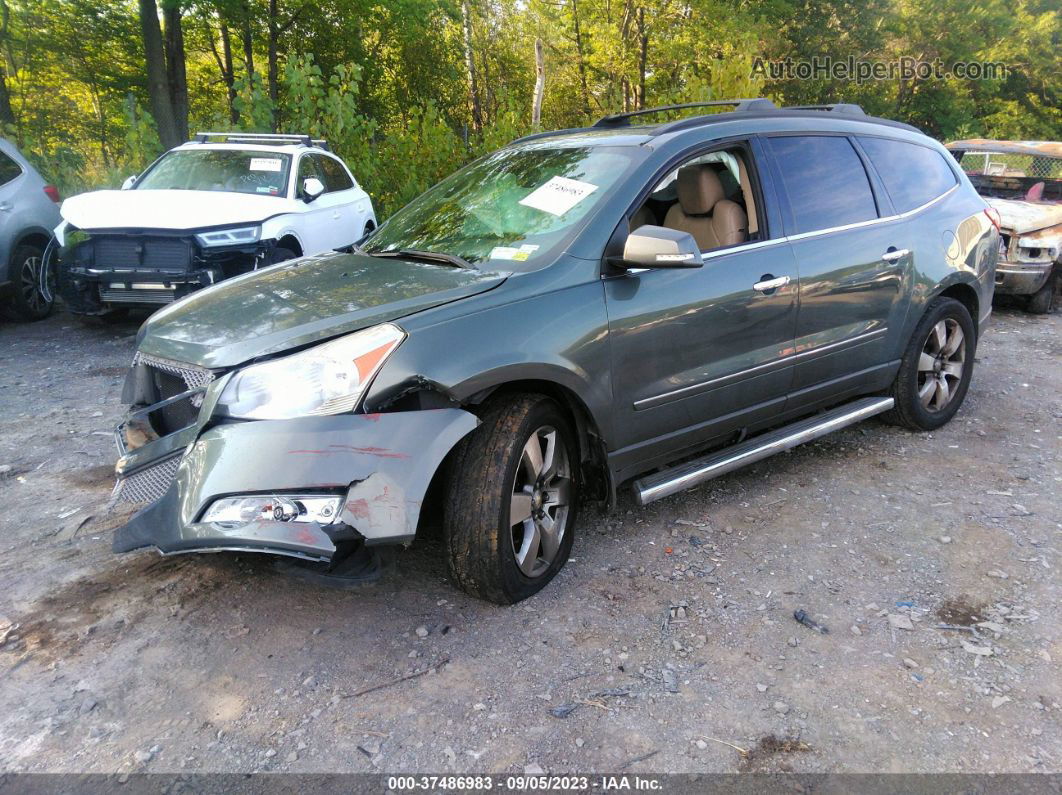 2011 Chevrolet Traverse Ltz Зеленый vin: 1GNKVLED9BJ145162