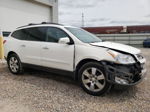 2011 Chevrolet Traverse Ltz White vin: 1GNKVLED9BJ258125