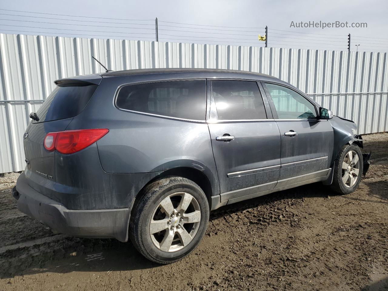 2012 Chevrolet Traverse Ltz Gray vin: 1GNKVLED9CJ270213