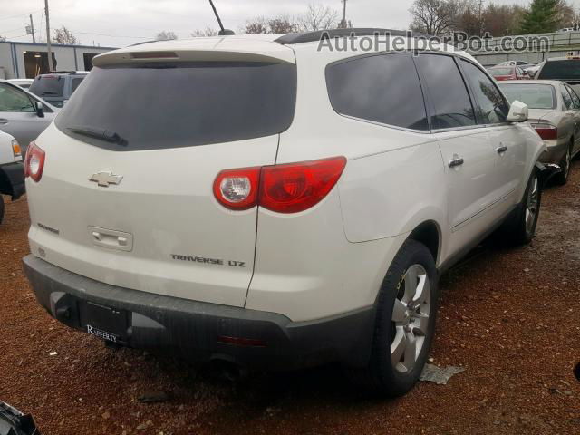 2011 Chevrolet Traverse Ltz White vin: 1GNKVLEDXBJ102918