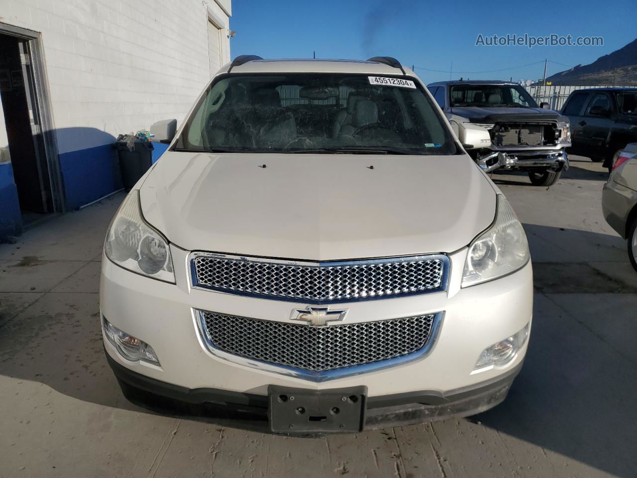 2011 Chevrolet Traverse Ltz White vin: 1GNKVLEDXBJ131559