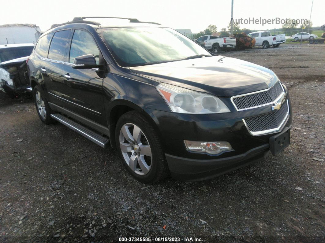 2011 Chevrolet Traverse Ltz Black vin: 1GNKVLEDXBJ289786