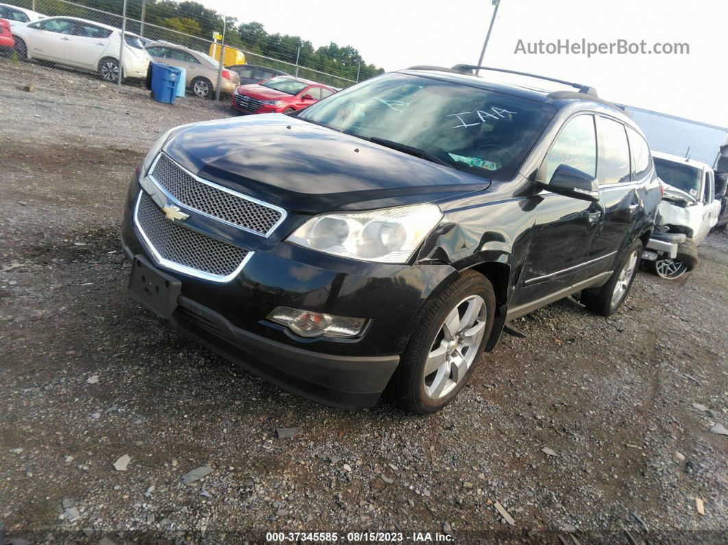 2011 Chevrolet Traverse Ltz Black vin: 1GNKVLEDXBJ289786