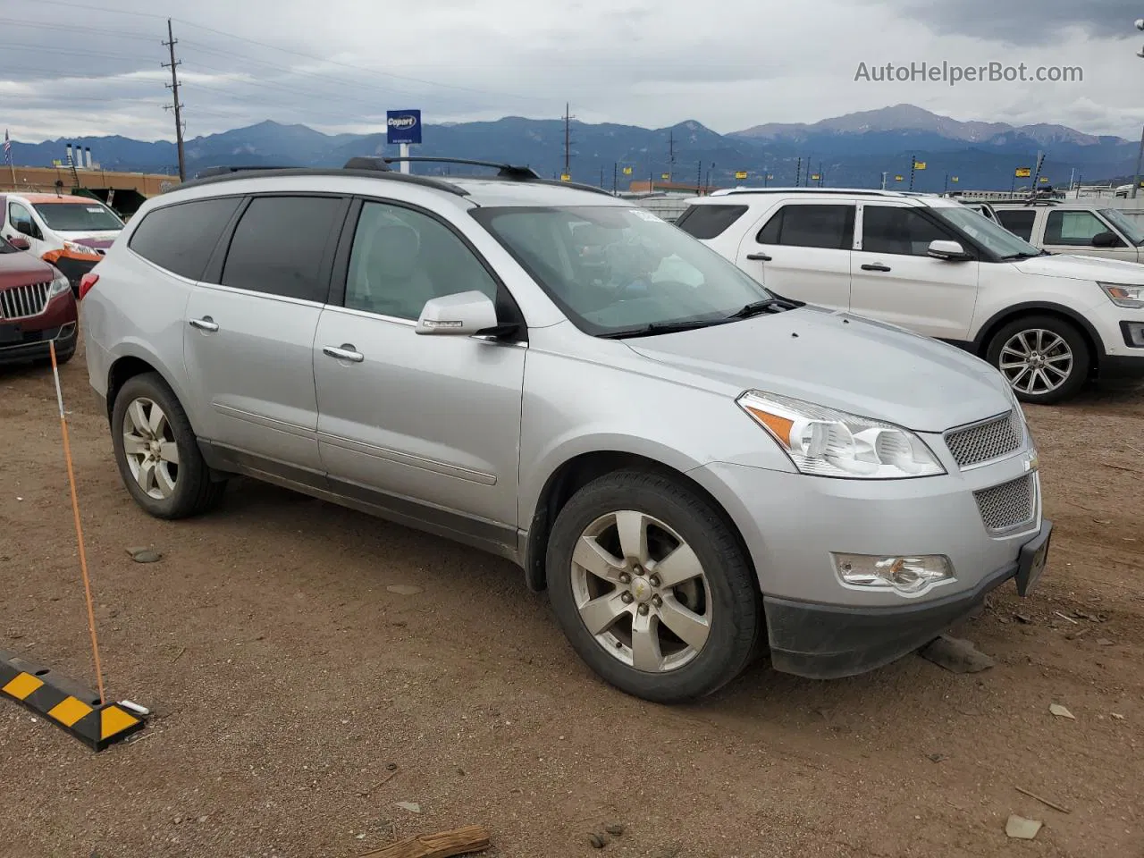 2011 Chevrolet Traverse Ltz Серебряный vin: 1GNKVLEDXBJ391539