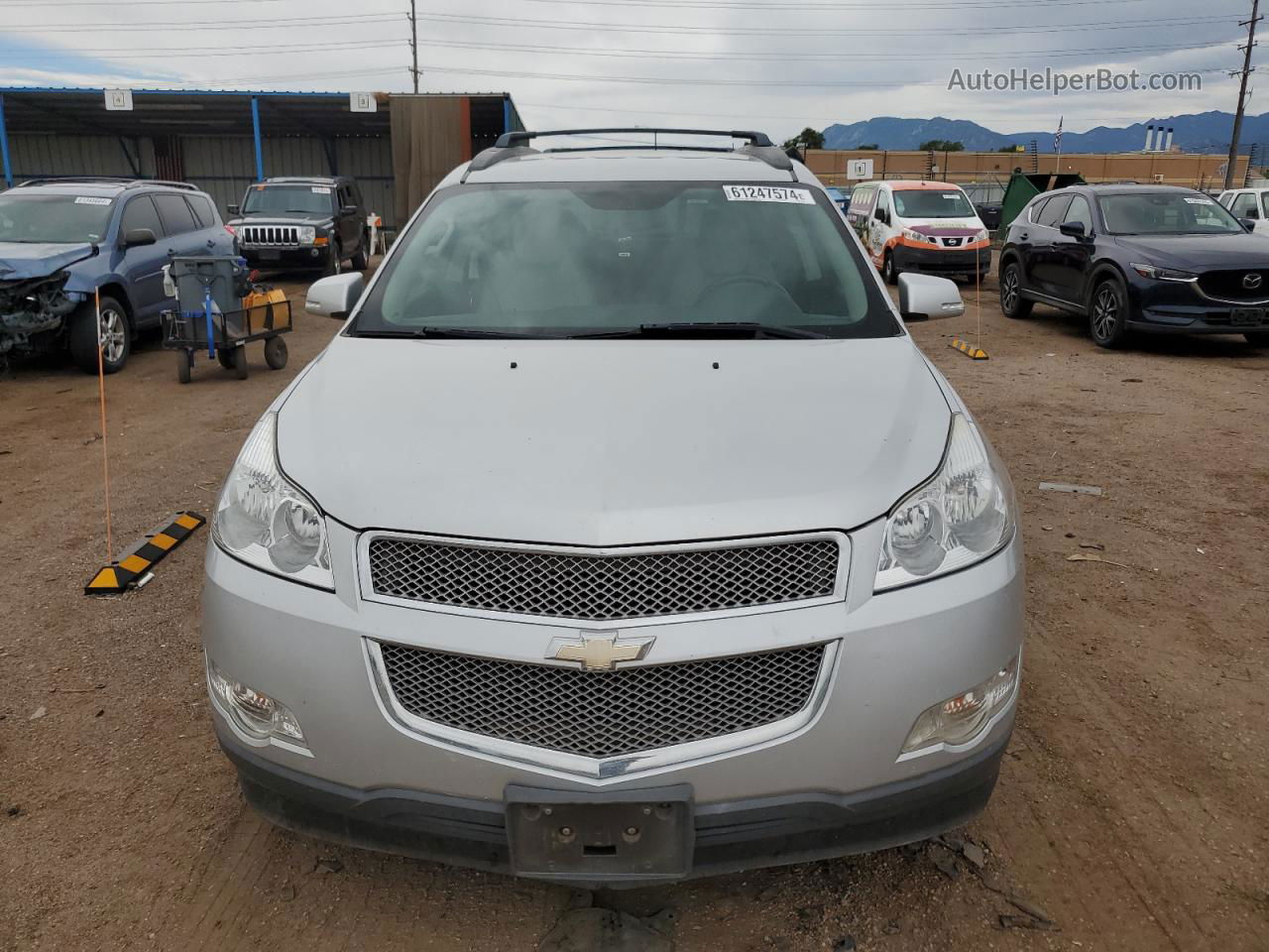 2011 Chevrolet Traverse Ltz Silver vin: 1GNKVLEDXBJ391539