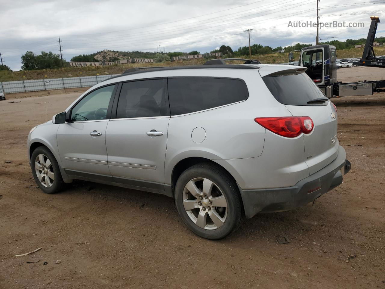 2011 Chevrolet Traverse Ltz Silver vin: 1GNKVLEDXBJ391539