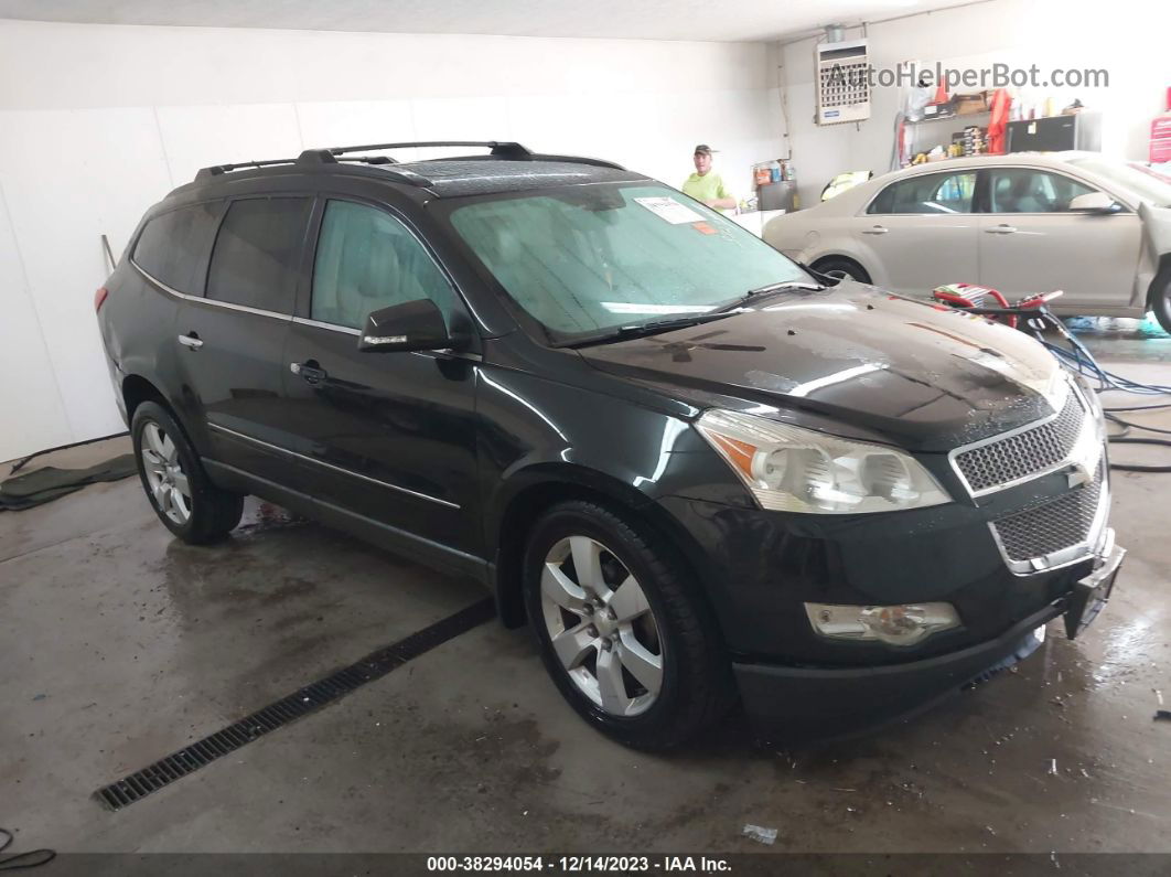 2012 Chevrolet Traverse Ltz Black vin: 1GNKVLEDXCJ175708