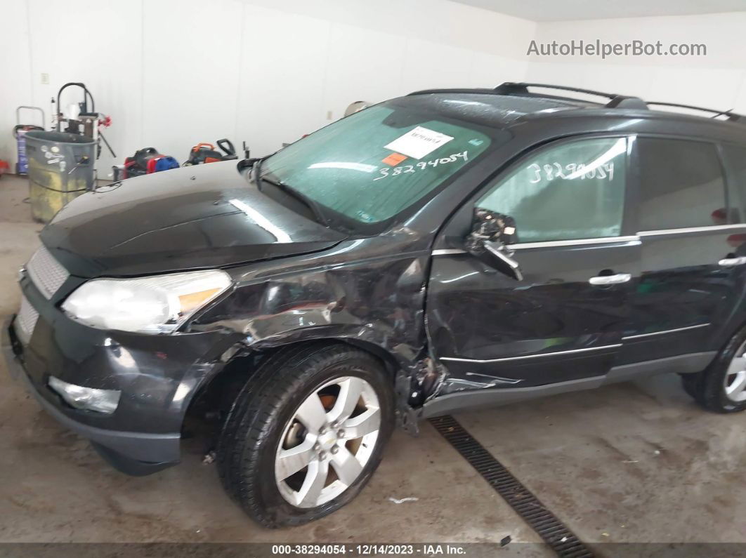 2012 Chevrolet Traverse Ltz Black vin: 1GNKVLEDXCJ175708