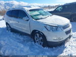 2012 Chevrolet Traverse Ltz White vin: 1GNKVLEDXCJ273752